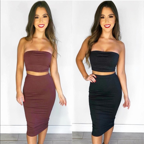 Dresses & Skirts - Dark Navy Two-Piece